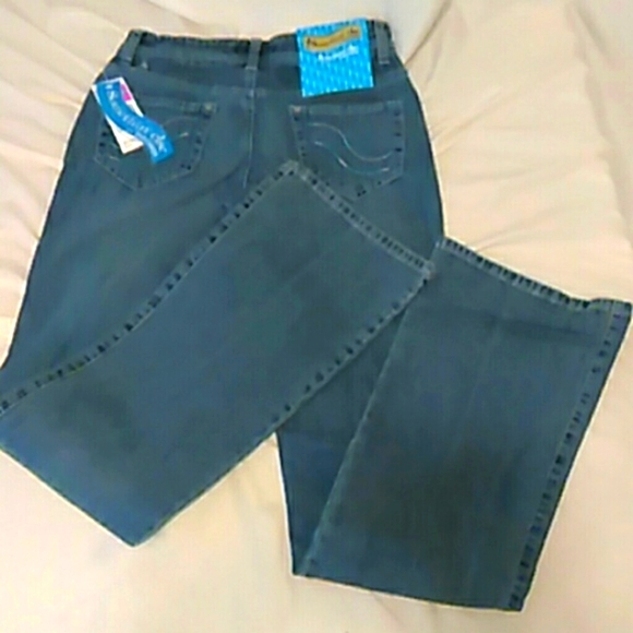 Womens Jeans Bootcut Long Lean tags Small Sketchers lightweight fabric low-rise - Picture 2 of 7